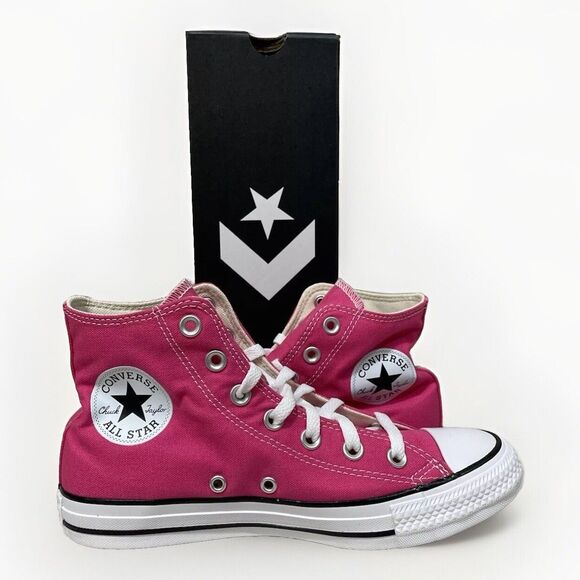 Converse Shoes - Converse Unisex Chuck Taylor All Star Hi Pink Fuchsia Sneakers Shoe Women 7.5